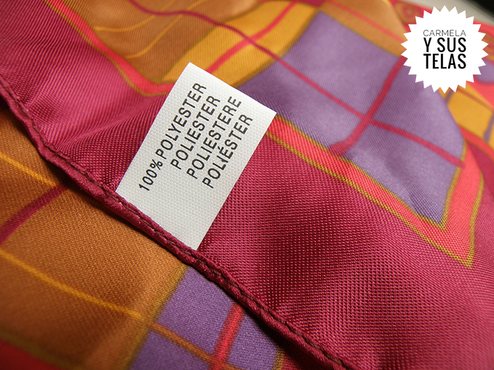 Tela 100% poliéster